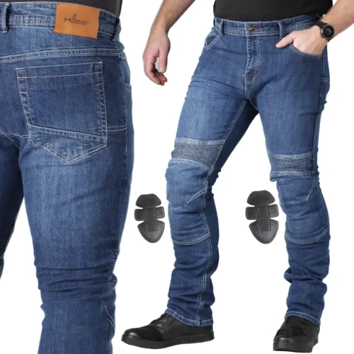 Przejdź do produktu jeansy motocyklowe HUSAR FALCON niebieskie