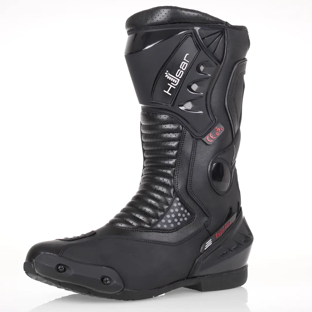 Ochraniacz piszczeli w sportowych butach motocyklowych HUSAR X-TC