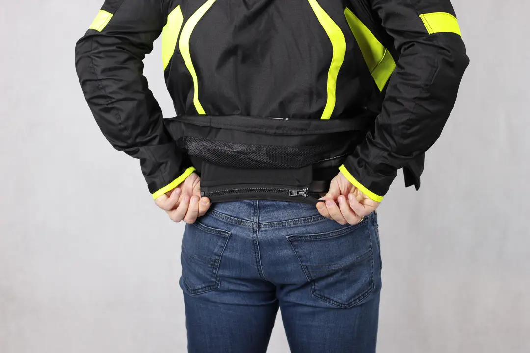 Zamek do spięcia ze spodniami w kurtce HUSAR RAPID GP FLUO