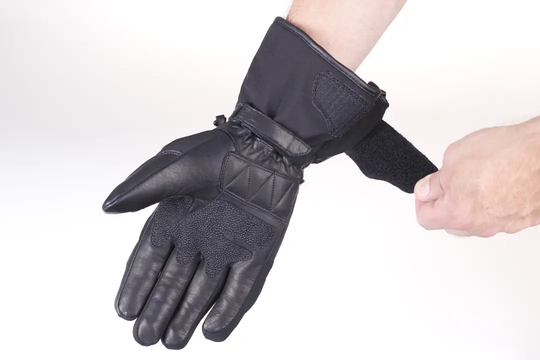 Długi mankiet w rękawicach motocyklowych HUSAR DROP