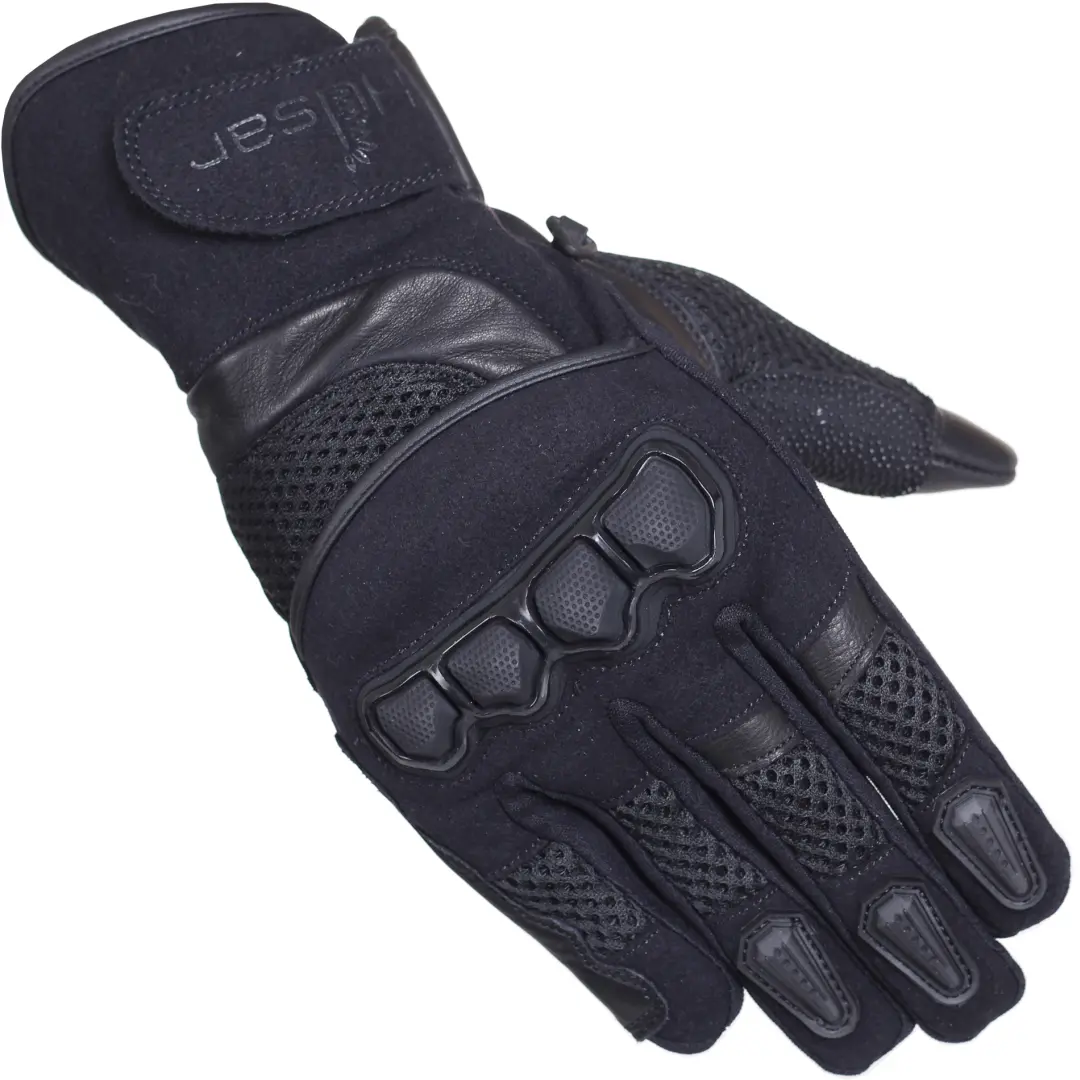 Panele mesh w rękawicach motocyklowych HUSAR GRIZZLY