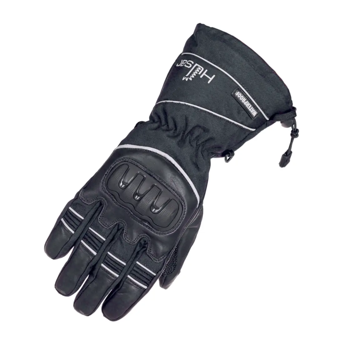 Elementy odblaskowe w rękawicach motocyklowych HUSAR X-WP
